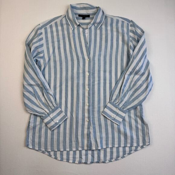 NWT banana republic oversized linen blend top Size small - Picture 2 of 10